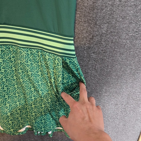 William Murray Golf Dress Women's Size XS Sleeveless V-Neck Green - Picture 8 of 10